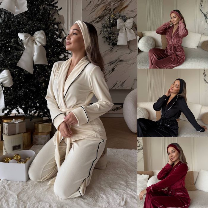 Теплая пижама/домашний комтюм тройка женская/піжама жіноча трійка тепл