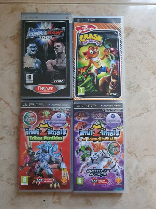 Jogos psp cada 4€