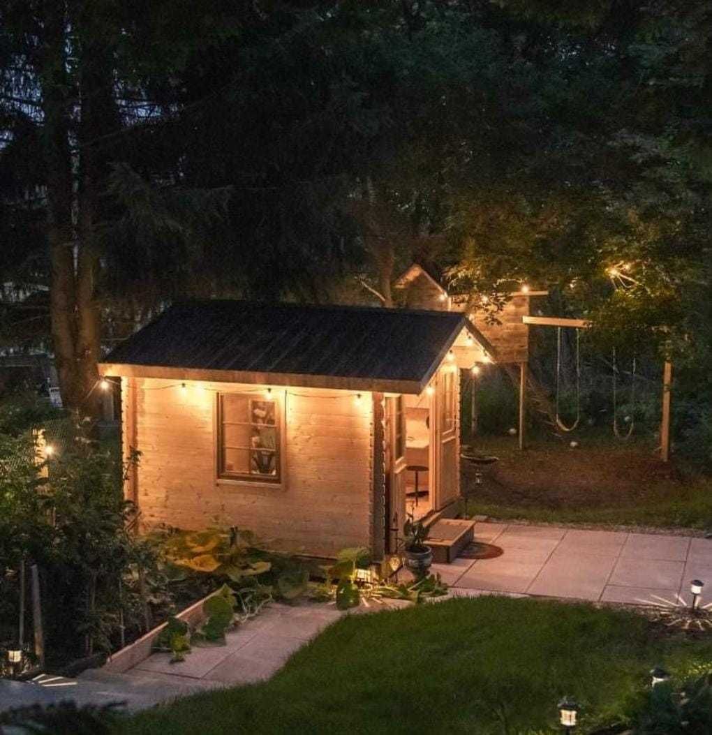 CASA DE MADEIRA PARA JARDIM ALABAMA