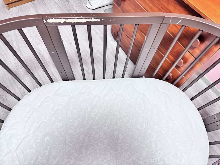 Кроватка трансформер с матрасами