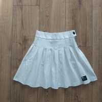 biała plisowana spódniczka BERSHKA tennis skirt