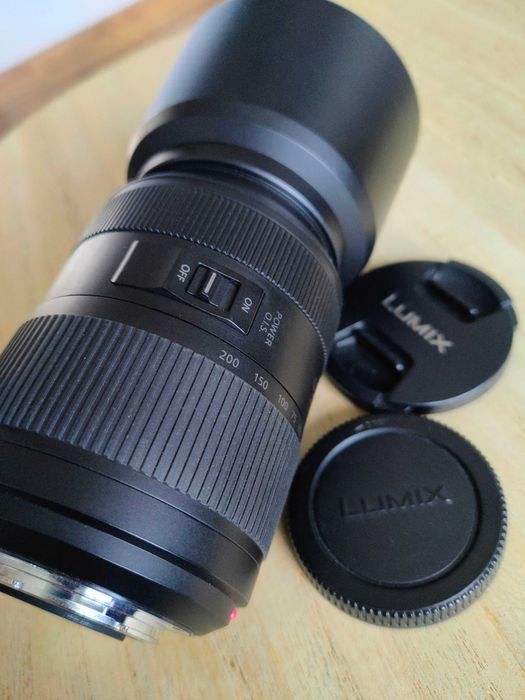Obiektyw Panasonic Lumix G Vario 45–200mm – bardzo dobry stan!