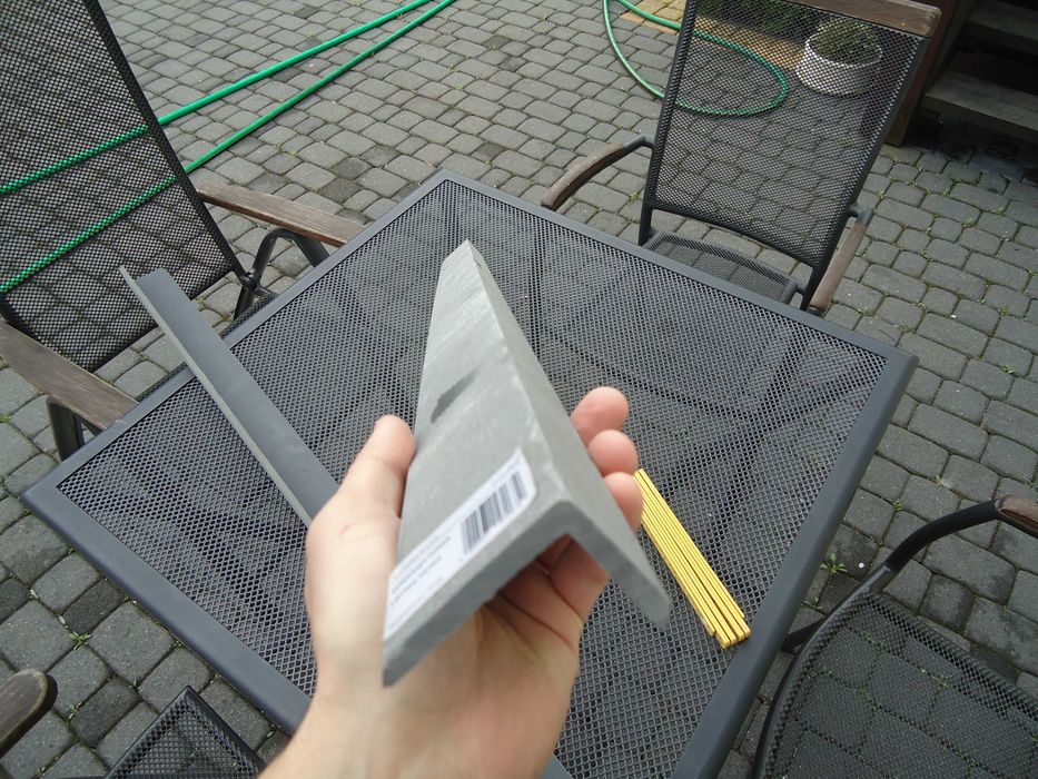 obrzeże ogrodowe listwa listew wykańczająca Duna szara twarda