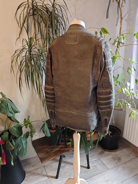 Motocyklowa kurtka tigha Ma na motor męska ochraniacze vintage skórzan