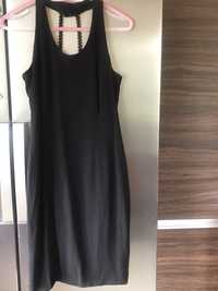 Czarna elegancka sukienka-M