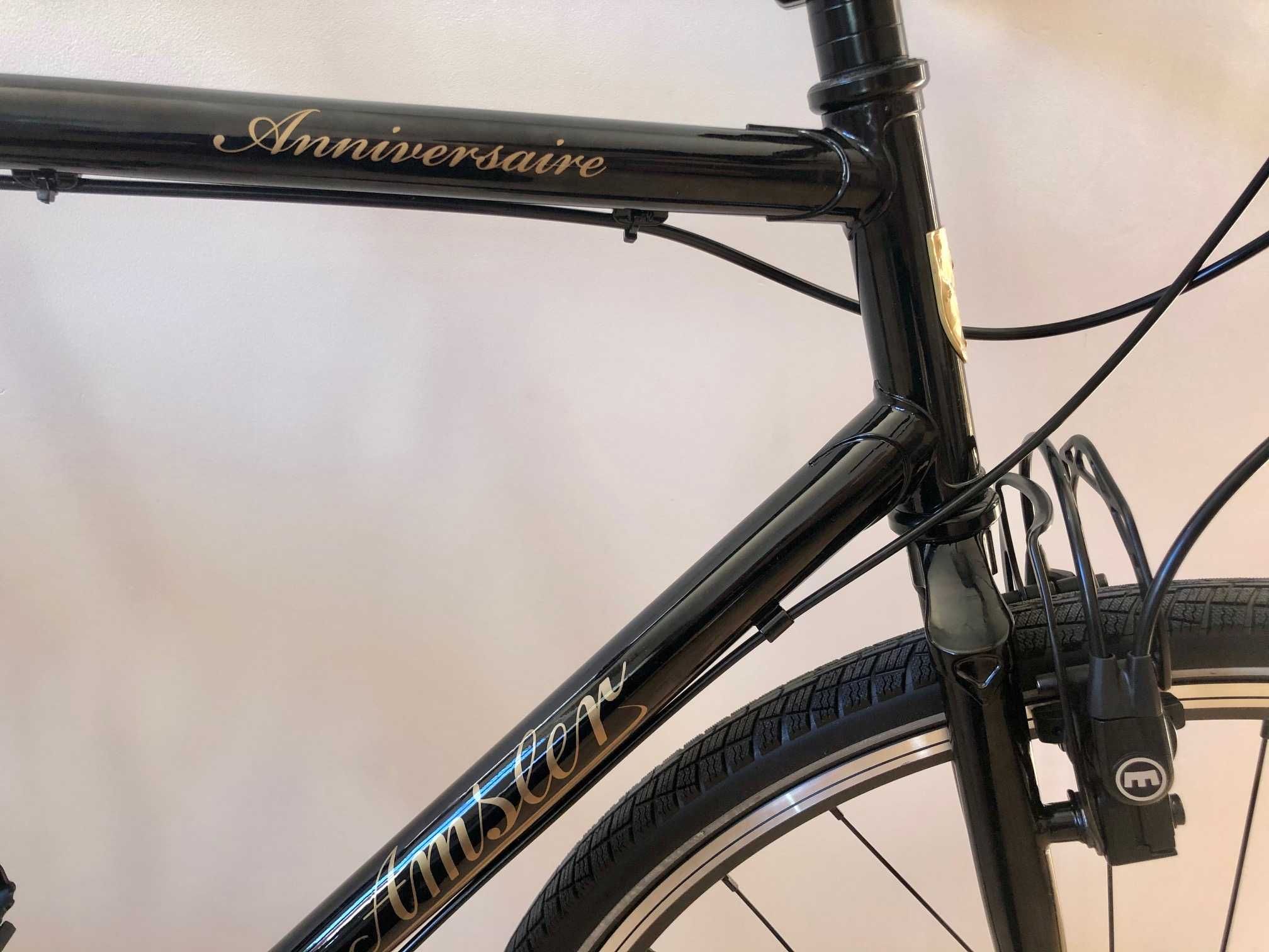 rama z Roweru Miejski AMSLER 52cm S Swiss Retro Brooks Sram g8 vintage