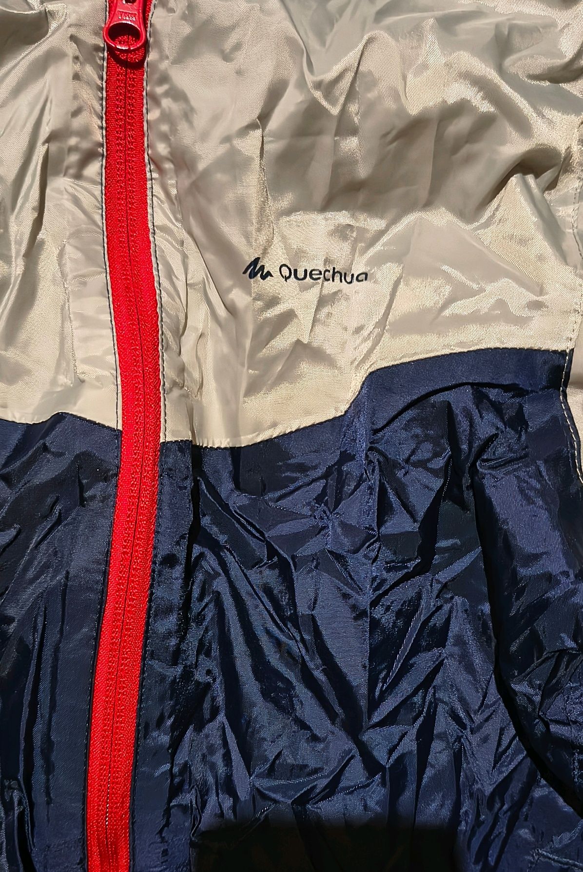 Kurtka przeciwdeszczowa typu pocket Quechua Decathlon roz. 146-152