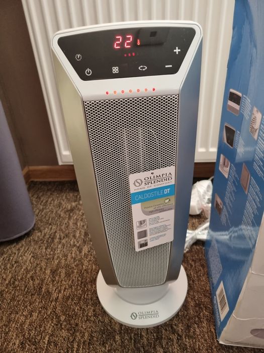 Termowentylator grzejnik farelka elektryczny na pilota
