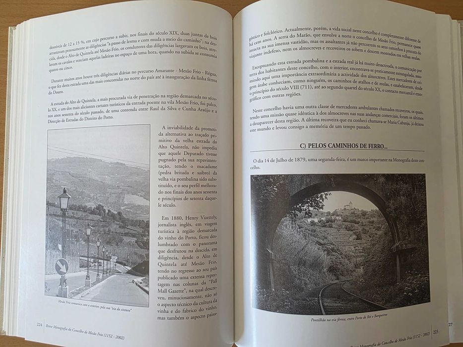 Livro "Monografia do Concelho de Mesão Frio" de B. Vieira de Oliveira