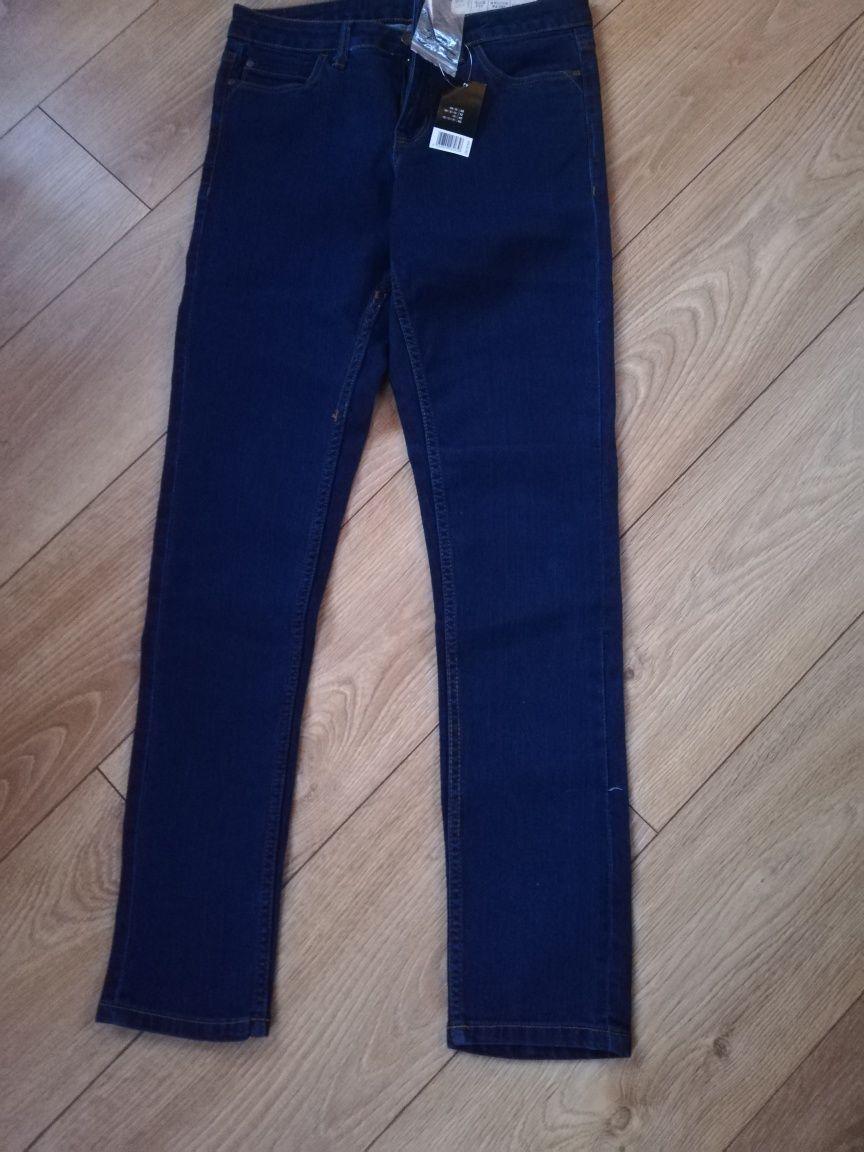 Jeansy spodnie damskie SLIM FIT rozmiar 38 plus koszula M