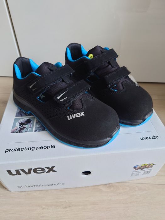 Uvex 37 buty sandały robocze S1 ochronne damskie bhp bezpieczne Atlas