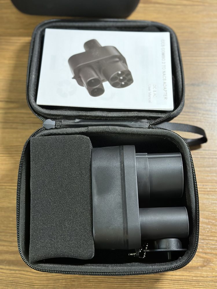 Перехідник CCS 2 + type 2 Combo Tesla 3 Y X S