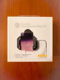 Kit de filtros NiSi para câmara de telemóvel