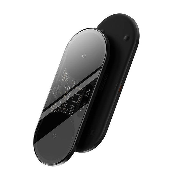 Ładowarka Bezprzewodowa Baseus 20W Qi Led Do Iphone I Android