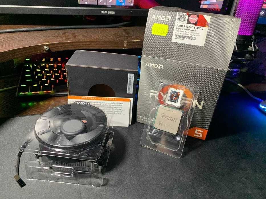 Процессор AMD Ryzen 5 3600 3.6GHz-4.2GHz 32MB sAM4 BOX Полный комплект