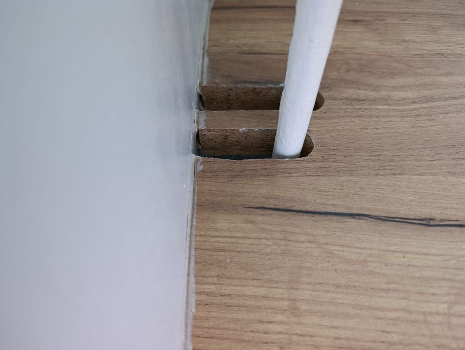 Szafki kuchenne z blatem i zlewem