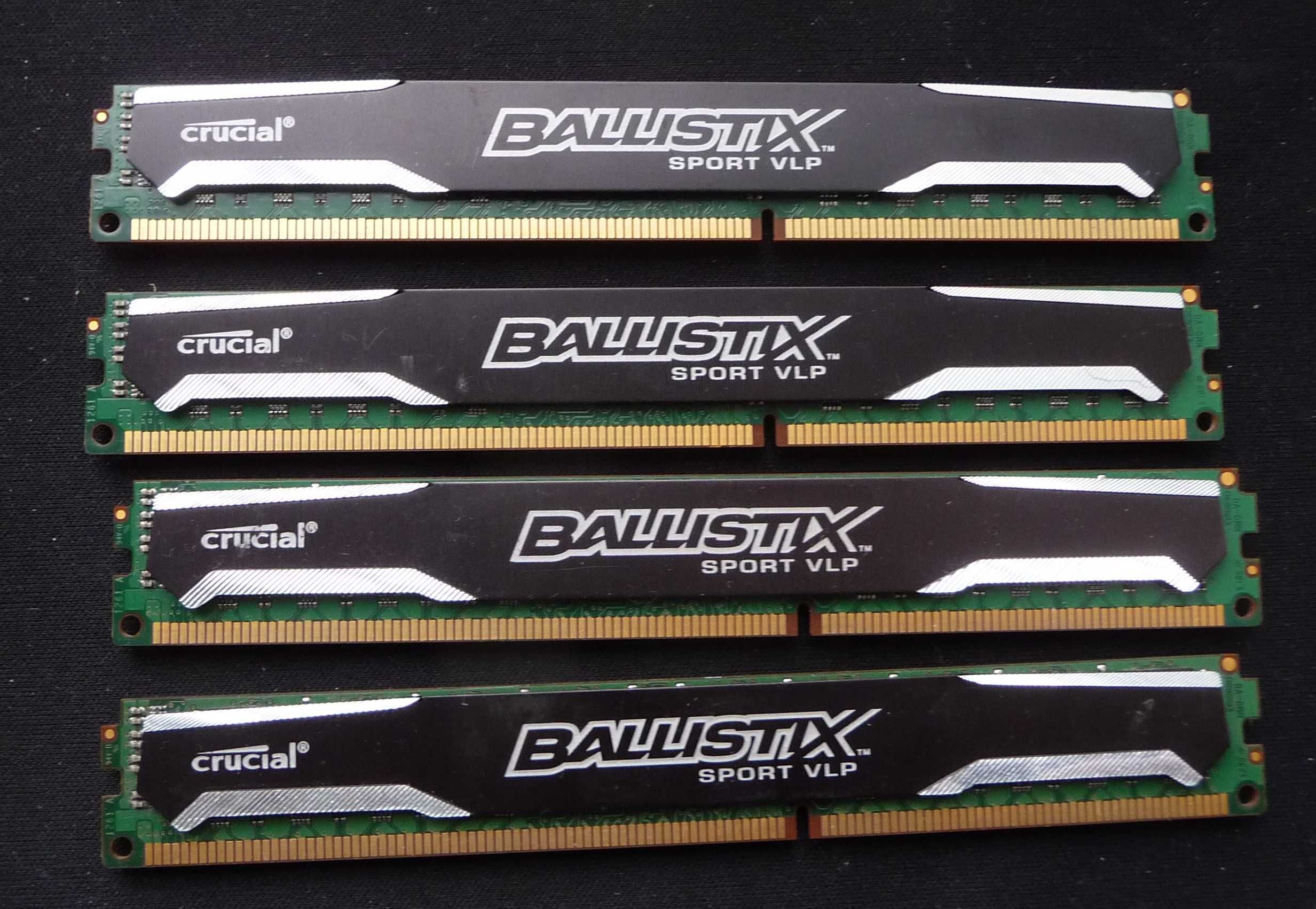 Crucial Ballistix Sport VLP 4GB PC3L-12800(BLS4G3D1609ES2LX0)(4шт)16Gb