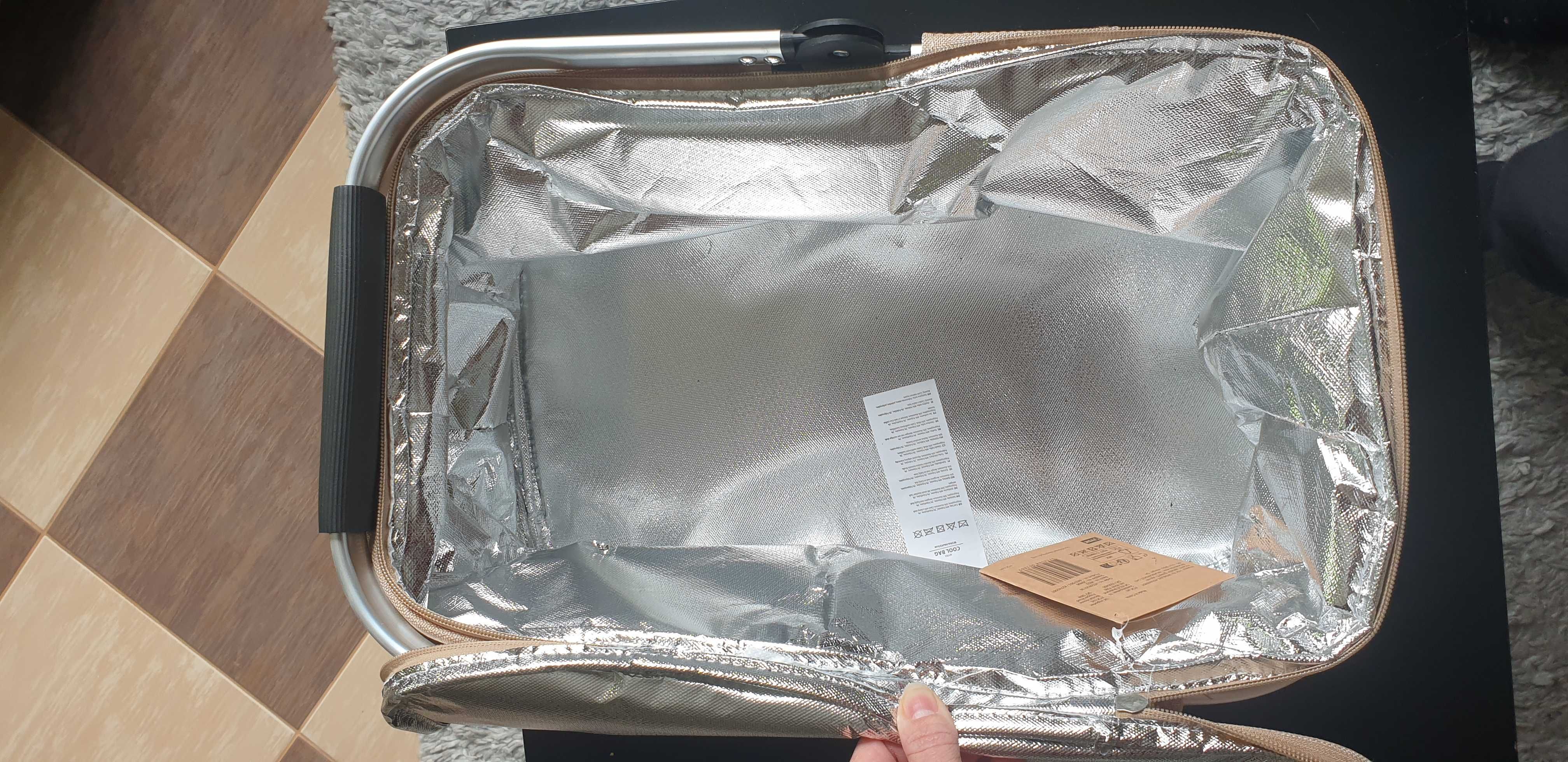 Torba termiczna, torba chłodząca piknikowa 25L, kosz piknikowy, NOWA