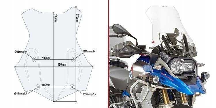 KAPPA Szyba 5124DT BMW R1250GS Adventure