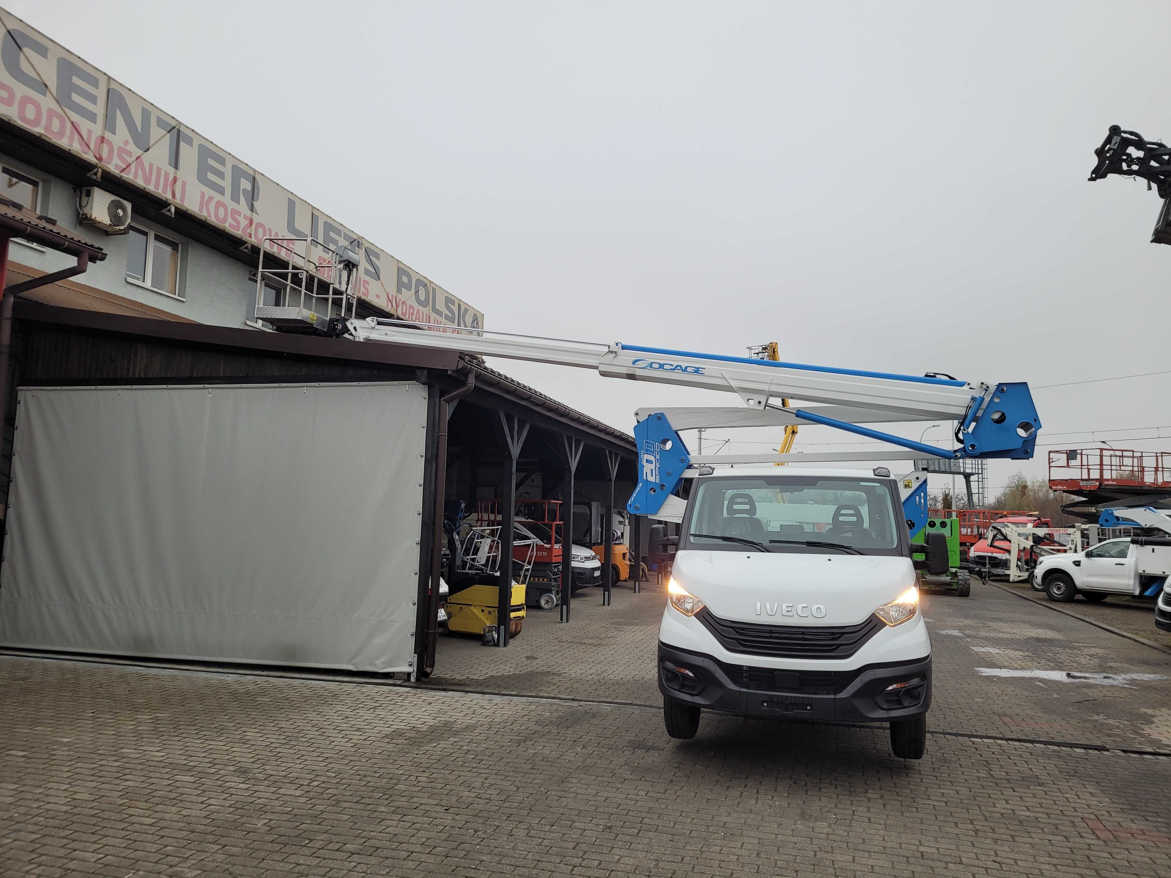 Socage/FoRste/20D/2022r./zwyżka/przegubowy/podnośnik/iveco/koszowy