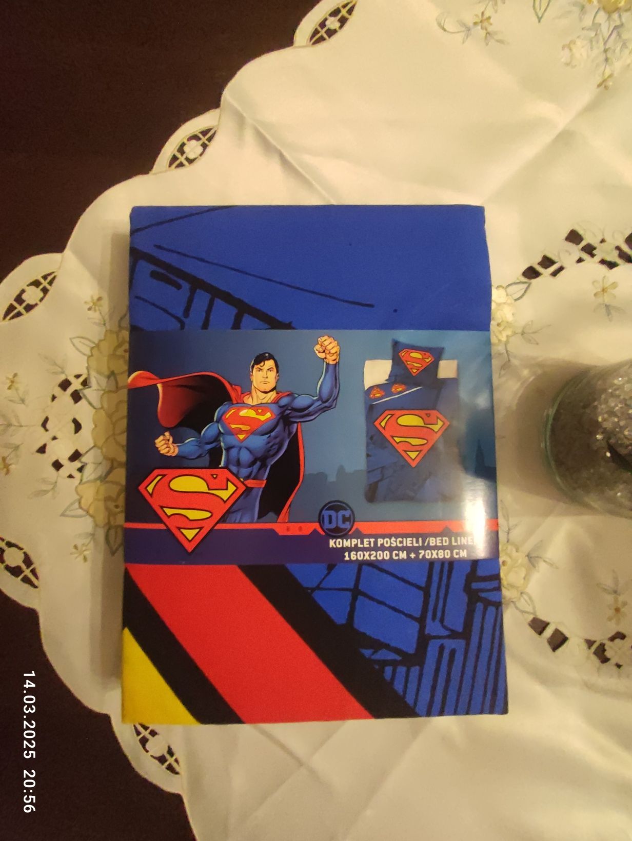 Pościel Superman bawełniana 160x200