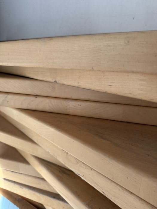 Stopnie schody zabiegowe grube drewno