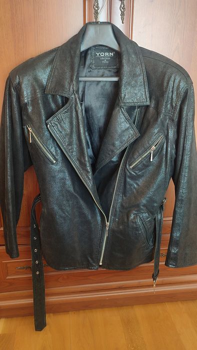 Kurtka skórzana oversize yorn leather and furs