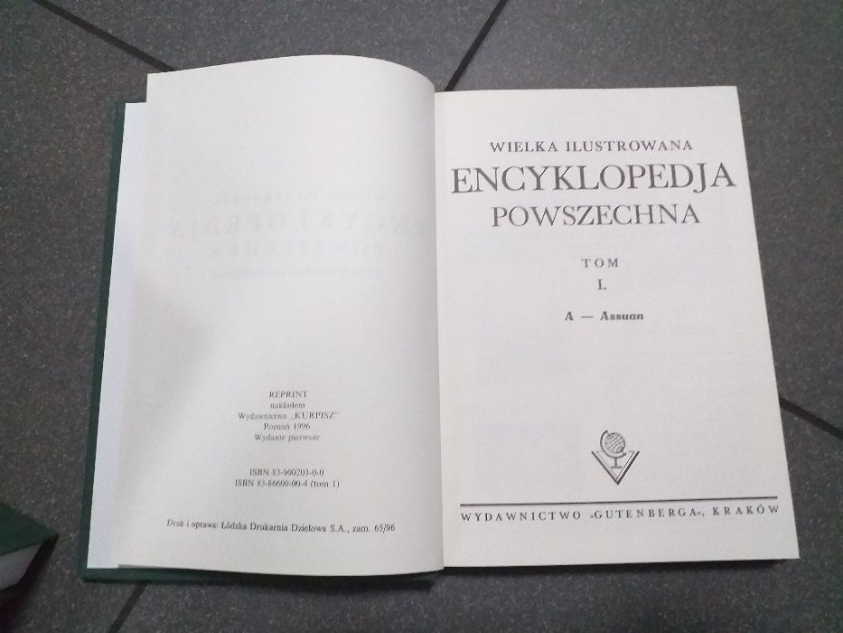 Encyklopedia powszechna XXII tomy