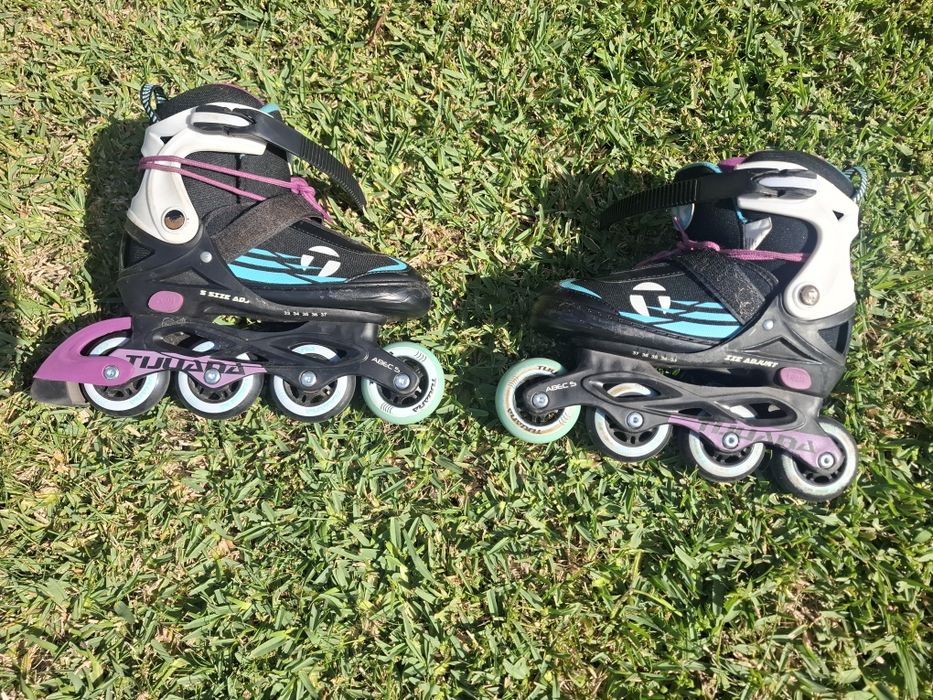 Patins em linha tamanho 33 a 37