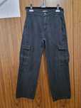 Calças pretas Cargo Pull&Bear 38
