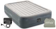 INTEX 64126 Materac dmuchany dwuosobowy 203x152x46cm z pompką 230V