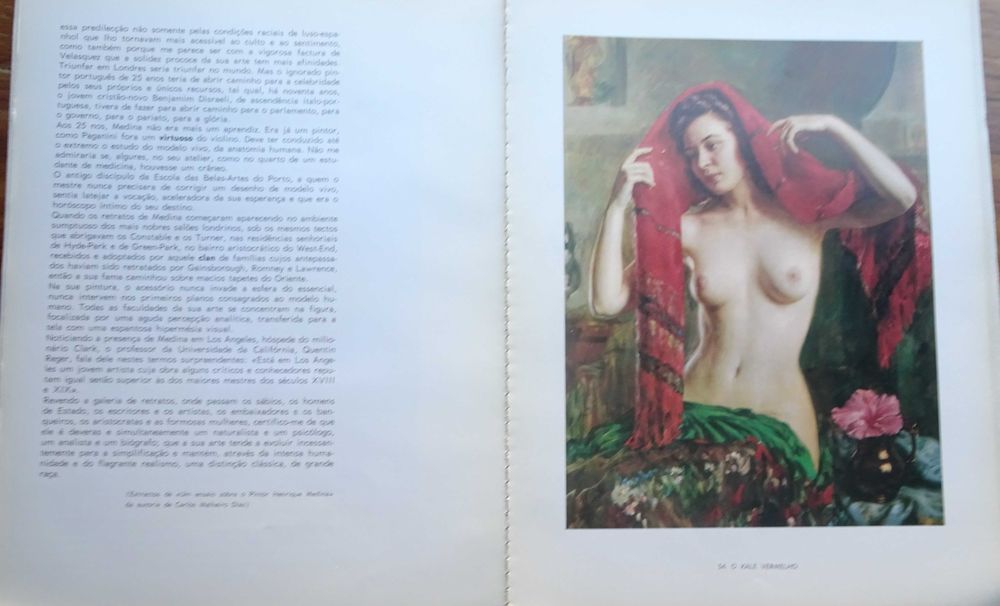 Henrique Medina (Pintor - Com Dedicatória e Autografado Ano 1984)