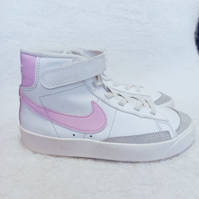 Оригінал NIKE Шкіряні черевички,хайтопи для дівчинки, 31.5 розмір,21см