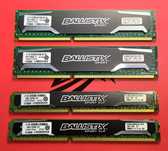 32Gb DDR3 1600MHz 9-9-9-24 Crucial Ballistix Sport low profile 8Gb 4шт