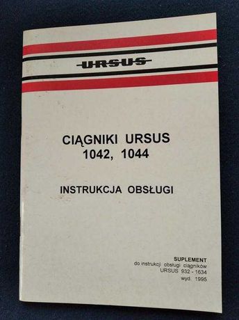 Instrukcja obsługi Ursus 1042,1044 oryginał