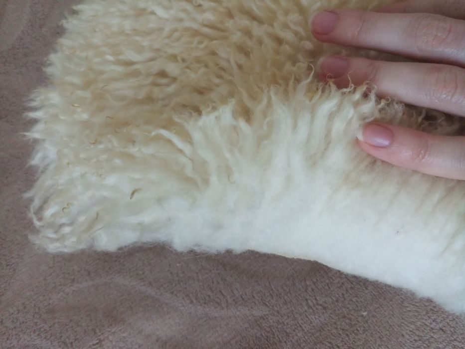 Овеча шкіра натуральна хутро овече вовна