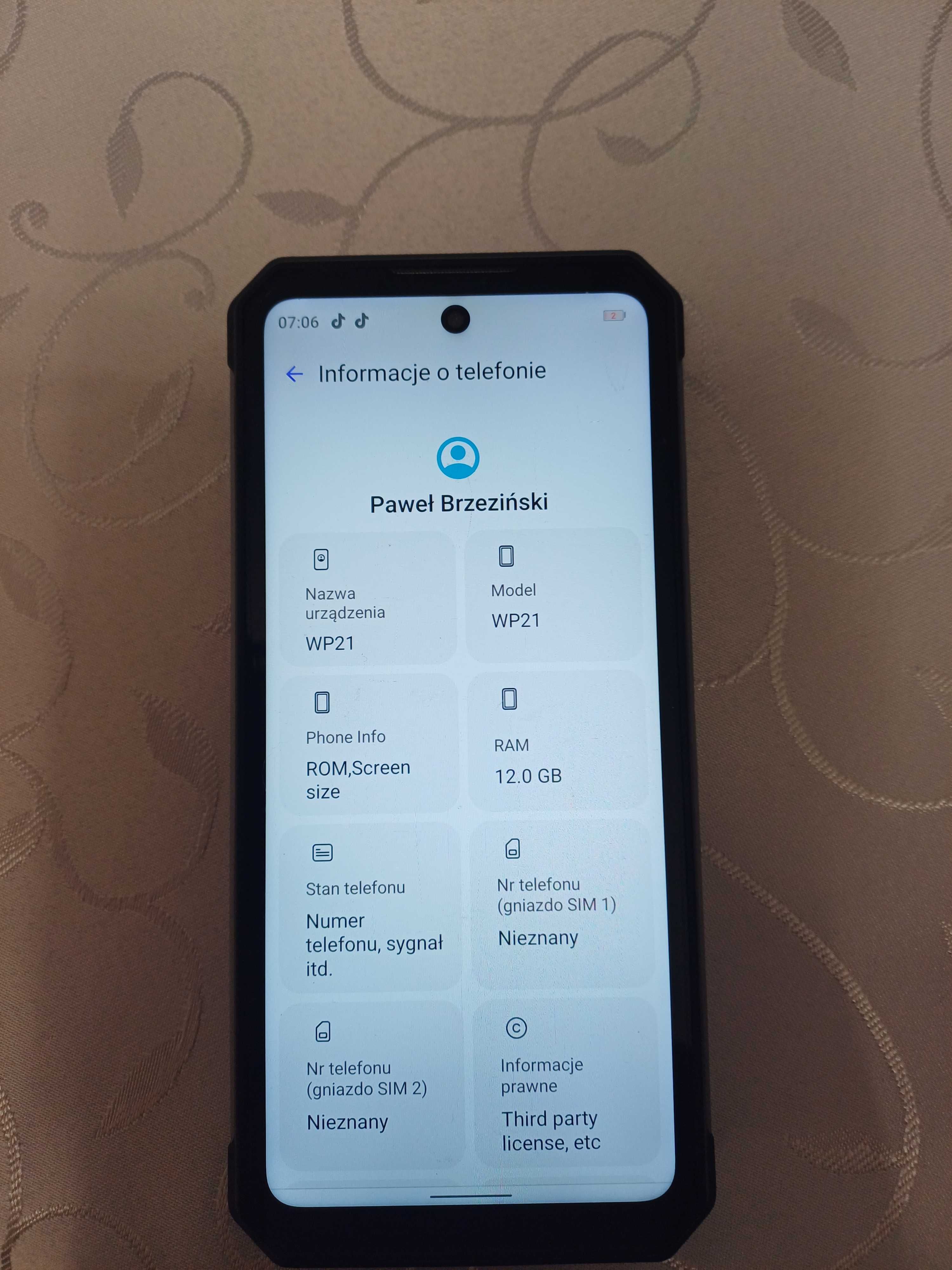 Telefon Oukitel WP 21