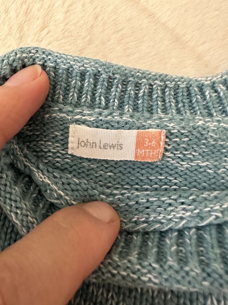 Sweterek John Lewis 3-6 miesięcy