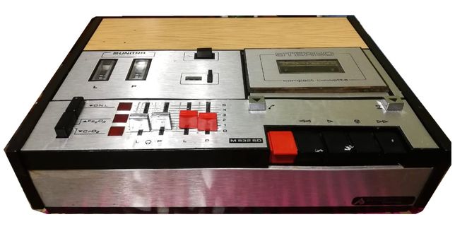 Magnetofon Jednokasetowy UNITRA M532 SD Stereo Zabytkowy z PRL 1977r