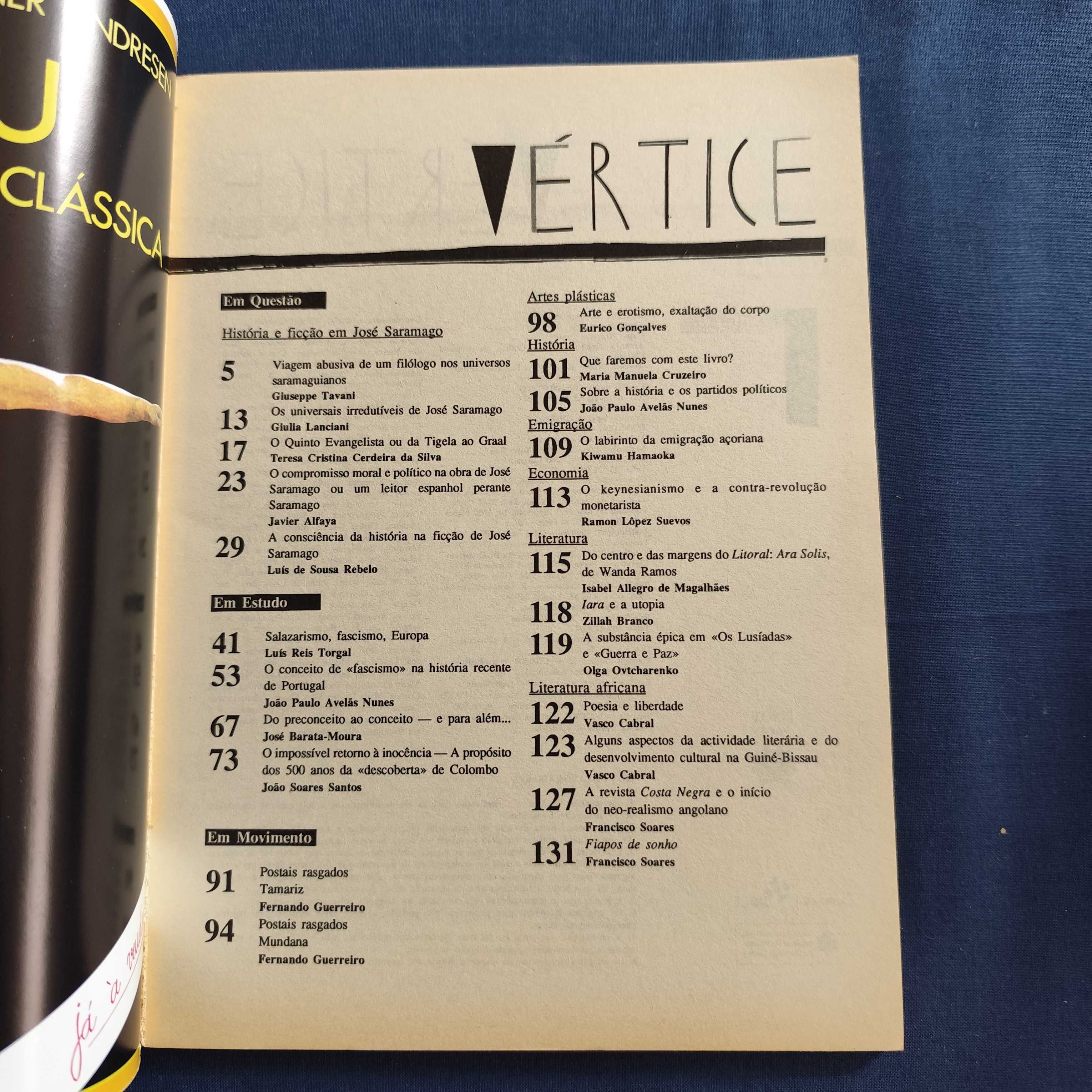 Revista Vértice 52 - Janeiro-Fevereiro 1993