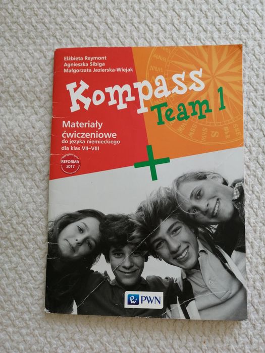 Kompass team 1 PWN materiały ćwiczeniowe do języka niemieckiego dla kl