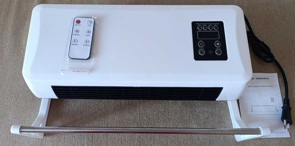 обігрівач дуйка настінний з пультом тепловентилятор кондиціонер сушарк