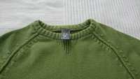 Gładki zielony sweter ZARA rozmiar 118cm