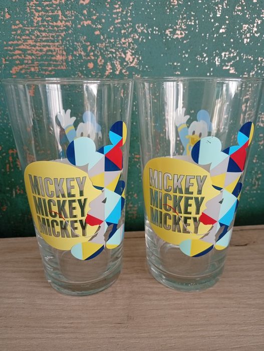 Szklanki z motywem Mickey i Donald 2szt.