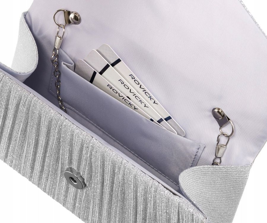 elegancka kopertówka damska z łańcuszkiem - rovicky