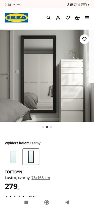 Lustro 75x165 nowe