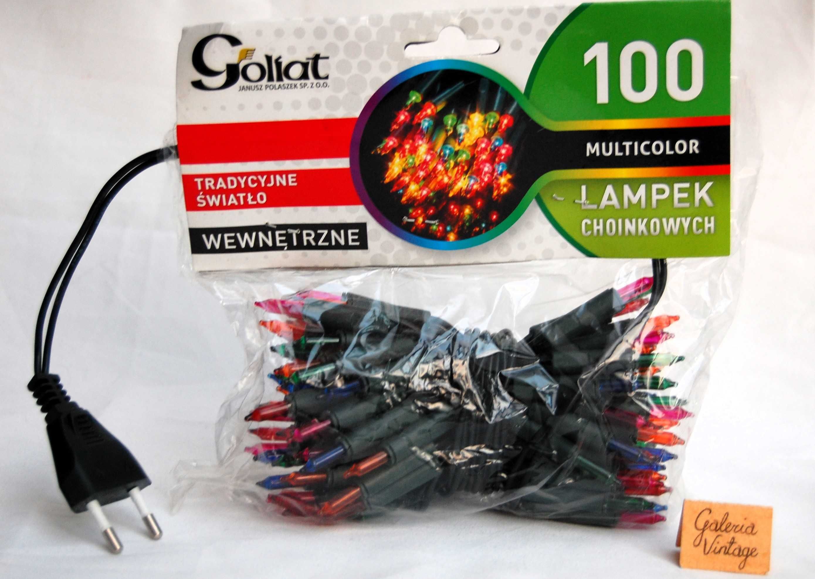 Lampki choinkowe wewnętrzne, Goliat, LED multicolor tradycyjne