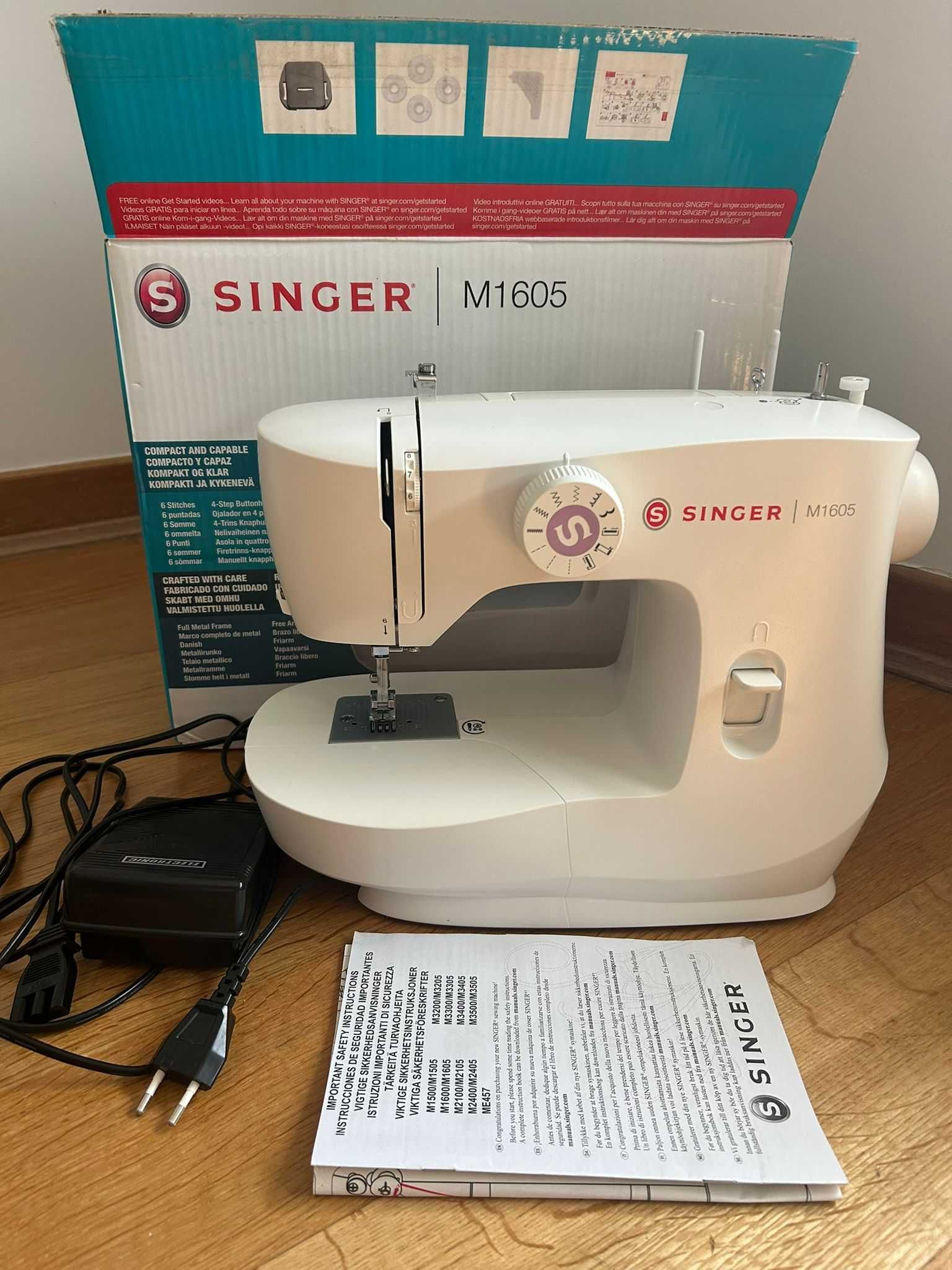 Máquina de costura Singer M1605 - 6 pontos
