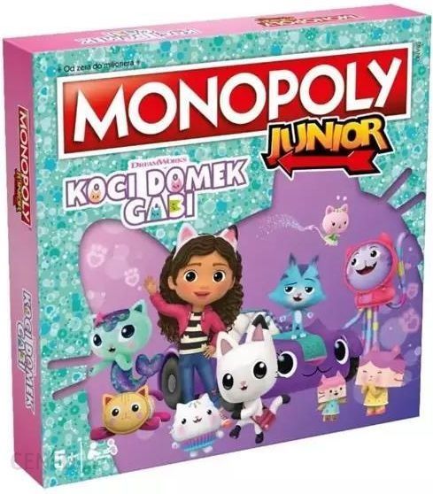 Monopoly Junior koci domek Gabi gra planszowa