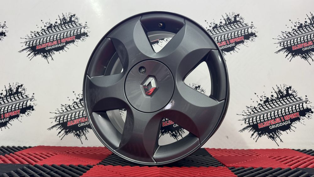 Alufelgi OEM Renault 15" Twingo II Clio Megane + śruby i kluczyk